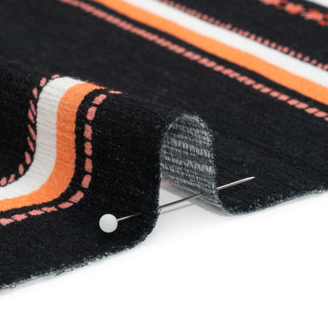 Mood Exclusive Black Whimsical Wardrobe Slubbed Gauzy Cotton Woven Panel