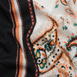 Mood Exclusive Black Whimsical Wardrobe Slubbed Gauzy Cotton Woven Panel