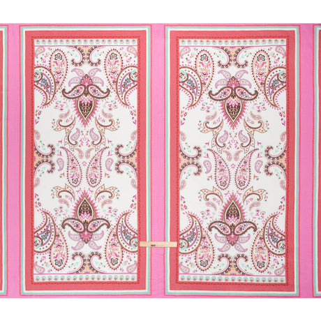 Mood Exclusive Pink Whimsical Wardrobe Slubbed Gauzy Cotton Woven Panel