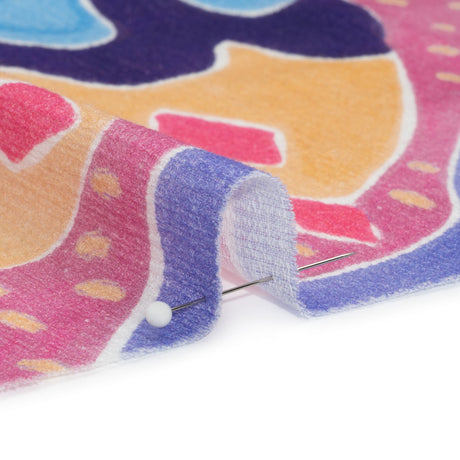 Mood Exclusive Pink Moonbeam Mountain Slubbed Gauzy Cotton Woven