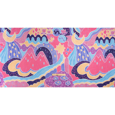 Mood Exclusive Pink Moonbeam Mountain Slubbed Gauzy Cotton Woven