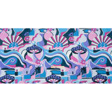 Mood Exclusive Purple Mid Mod Mushroom Slubbed Gauzy Cotton Woven