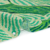 Slubbed Gauzy Cotton Woven Print - Green Simple Leaves - Mood Exclusive Leaf Linger