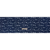 Slubbed Gauzy Cotton Woven Print - Navy Geometric Squares - Mood Exclusive Blocked In