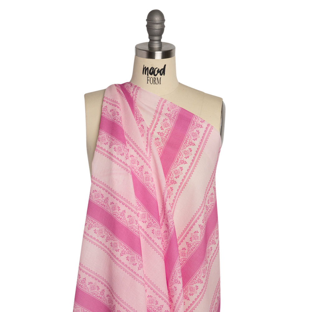 Mood Exclusive Pink Feel the Vibe Cotton Crepe