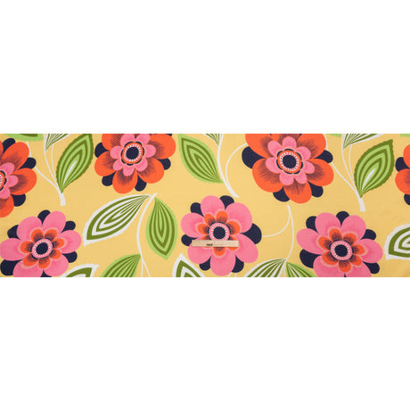 Mood Exclusive Yellow Coconut Breeze Cotton Crepe