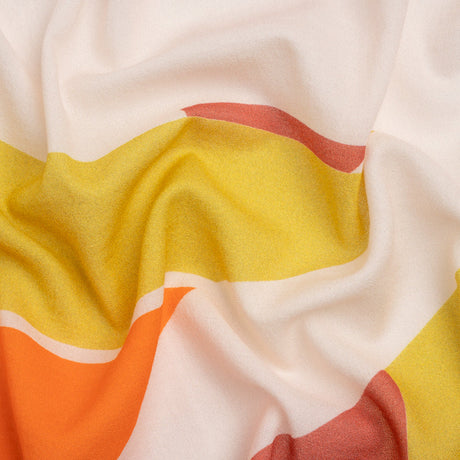 Mood Exclusive Yellow Down the Line Cotton Crepe
