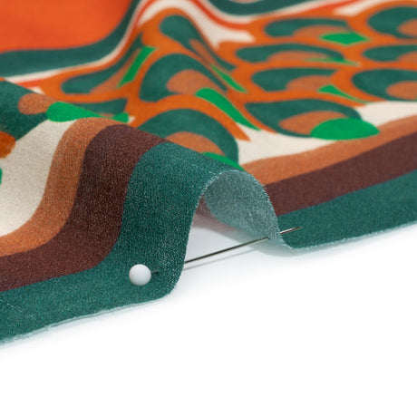 Mood Exclusive Earth Building Blocks Cotton Crepe Panel
