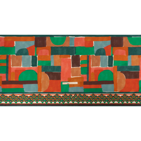 Mood Exclusive Earth Building Blocks Cotton Crepe Panel