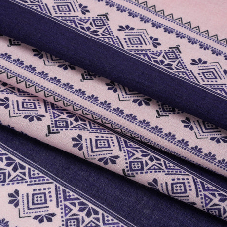 Mood Exclusive Purple Feel the Vibe Cotton Crepe