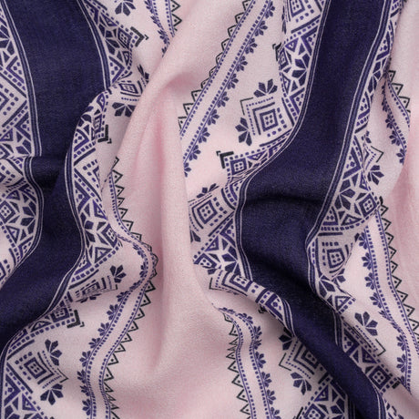Mood Exclusive Purple Feel the Vibe Cotton Crepe