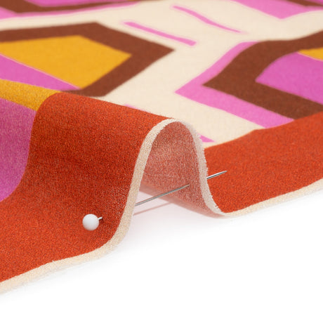 Mood Exclusive Orange Itsy Bitsy Sewist Cotton Crepe Panel
