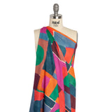 Mood Exclusive Berry Building Blocks Cotton Crepe Panel