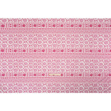 Mood Exclusive Pink Polygon Petals Cotton Crepe