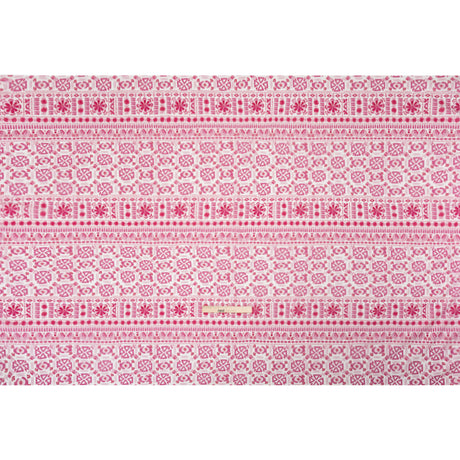 Mood Exclusive Pink Polygon Petals Cotton Crepe