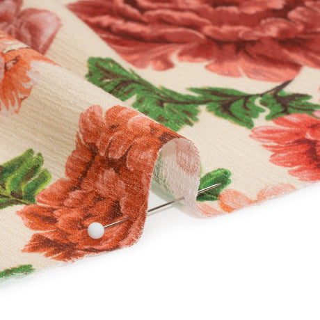 Mood Exclusive Cream Fluent in Love Slubbed Gauzy Cotton Woven