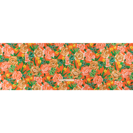 Mood Exclusive Orange Rose Dawn Slubbed Gauzy Cotton Woven