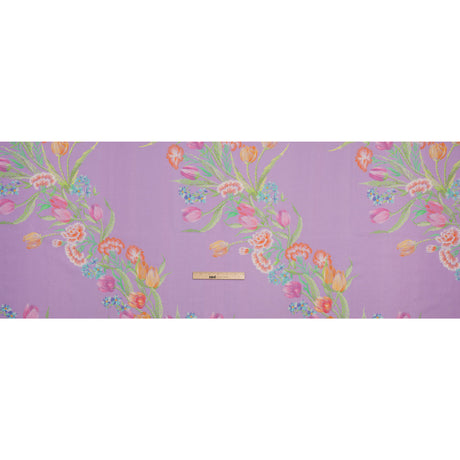 Mood Exclusive Lilac Stitch by Stitch Linen and Cotton Woven