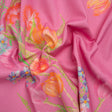 Mood Exclusive Pink Stitch by Stitch Linen and Cotton Woven