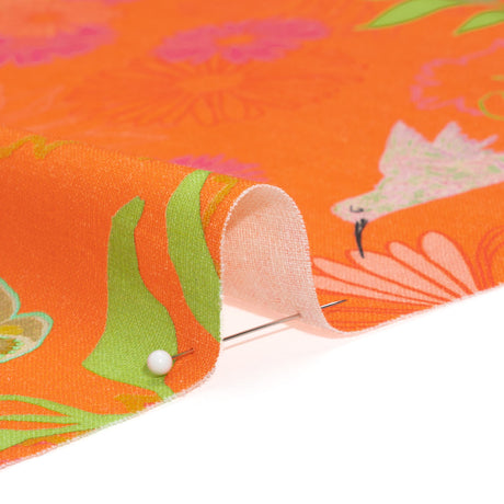 Mood Exclusive Hummingbird Heart Linen and Cotton Woven