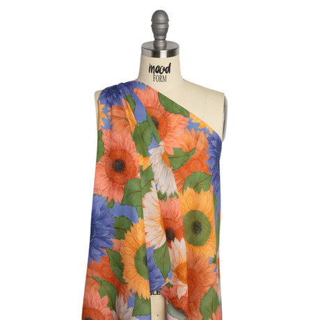 Mood Exclusive Blue September's Show Cotton Crepe