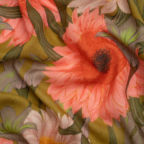 Mood Exclusive Flowers for Frances Cotton Crepe