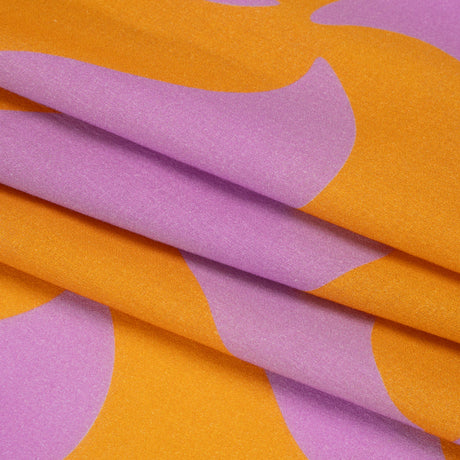 Mood Exclusive Orange Gumdrop Pinwheels Cotton Crepe