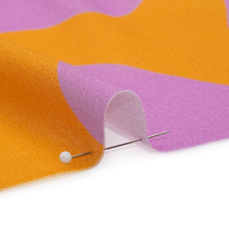 Mood Exclusive Orange Gumdrop Pinwheels Cotton Crepe