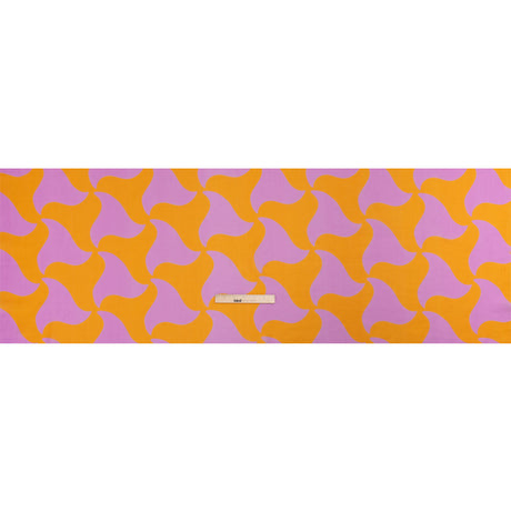 Mood Exclusive Orange Gumdrop Pinwheels Cotton Crepe