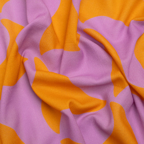 Mood Exclusive Purple Gumdrop Pinwheels Cotton Crepe