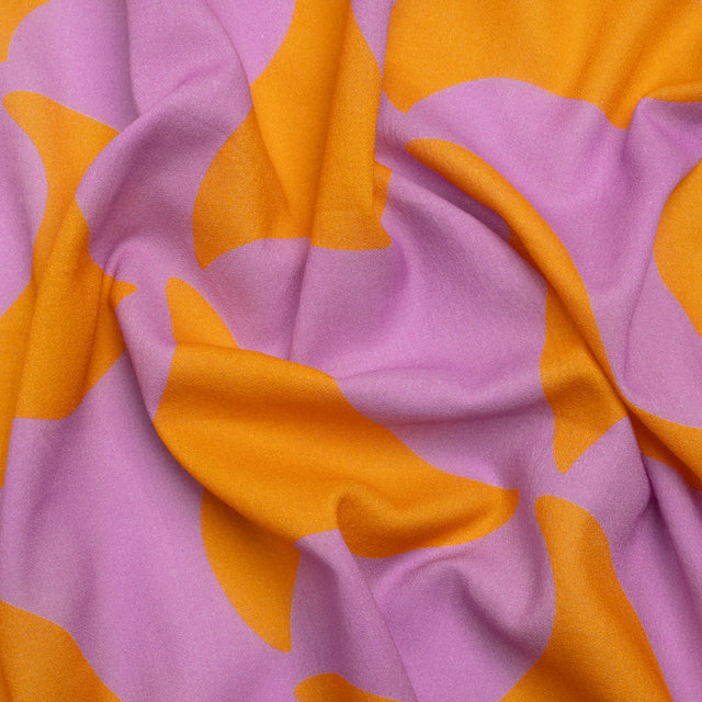 Mood Exclusive Purple Gumdrop Pinwheels Cotton Crepe