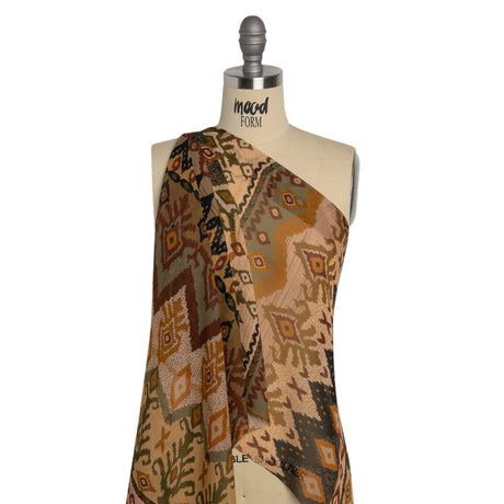 Mood Exclusive Ochre Land and Sky Viscose Chiffon