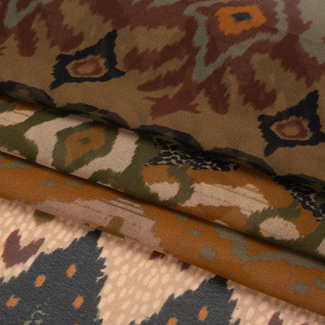 Mood Exclusive Ochre Land and Sky Viscose Chiffon