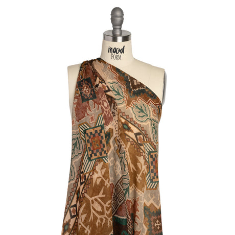 Mood Exclusive Beige Pathway Prowler Viscose Chiffon