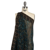 Mood Exclusive Navy My Embroidered Life Viscose Chiffon Panel