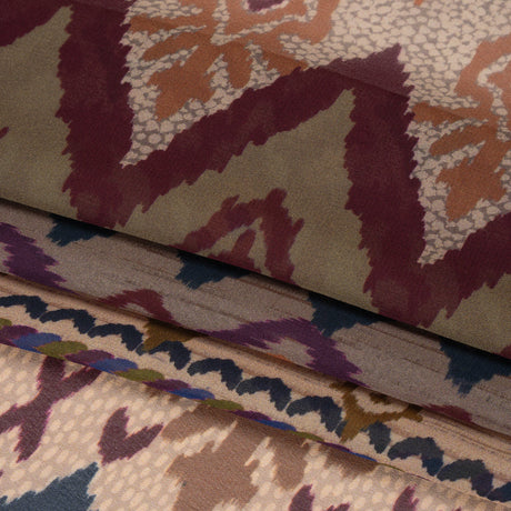 Mood Exclusive Pink Land and Sky Viscose Chiffon