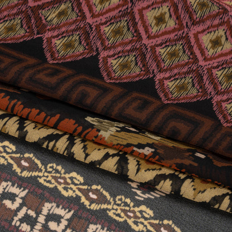 Mood Exclusive Rust Style Central Viscose Chiffon