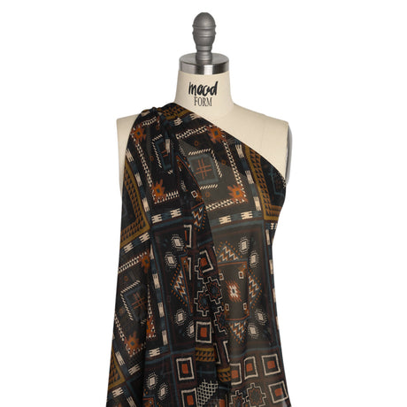Mood Exclusive Black Anything But Deserted Viscose Chiffon