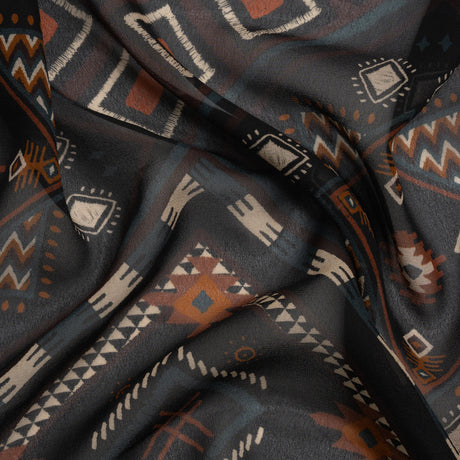 Mood Exclusive Black Anything But Deserted Viscose Chiffon