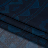 Mood Exclusive Navy Awaiting Eruption Viscose Chiffon Panel