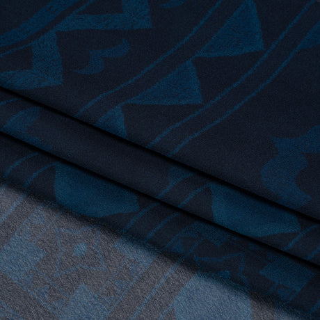 Mood Exclusive Navy Awaiting Eruption Viscose Chiffon Panel