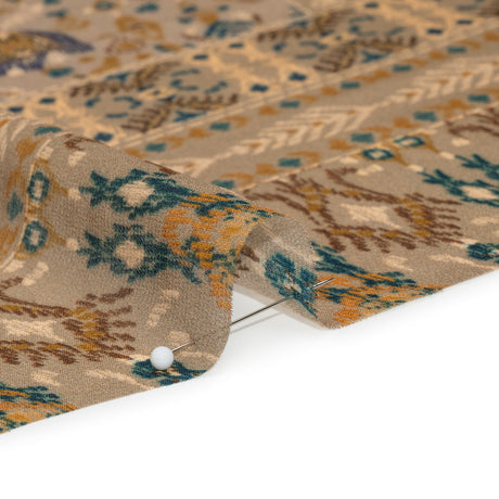 Mood Exclusive Beige My Embroidered Life Viscose Chiffon Panel