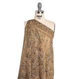 Mood Exclusive Beige My Embroidered Life Viscose Chiffon Panel