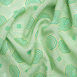 Hands Viscose Jacquard Print - Green Geometric - Mood Exclusive Retro Reverb