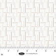 Cotton Print White Lines Sugar Dreams Fabric
