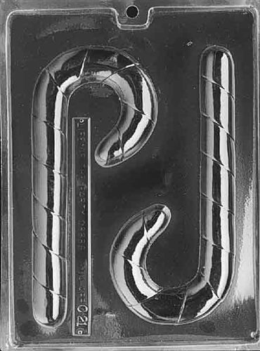 Large Candy Cane Chocolate Mold - LPC021