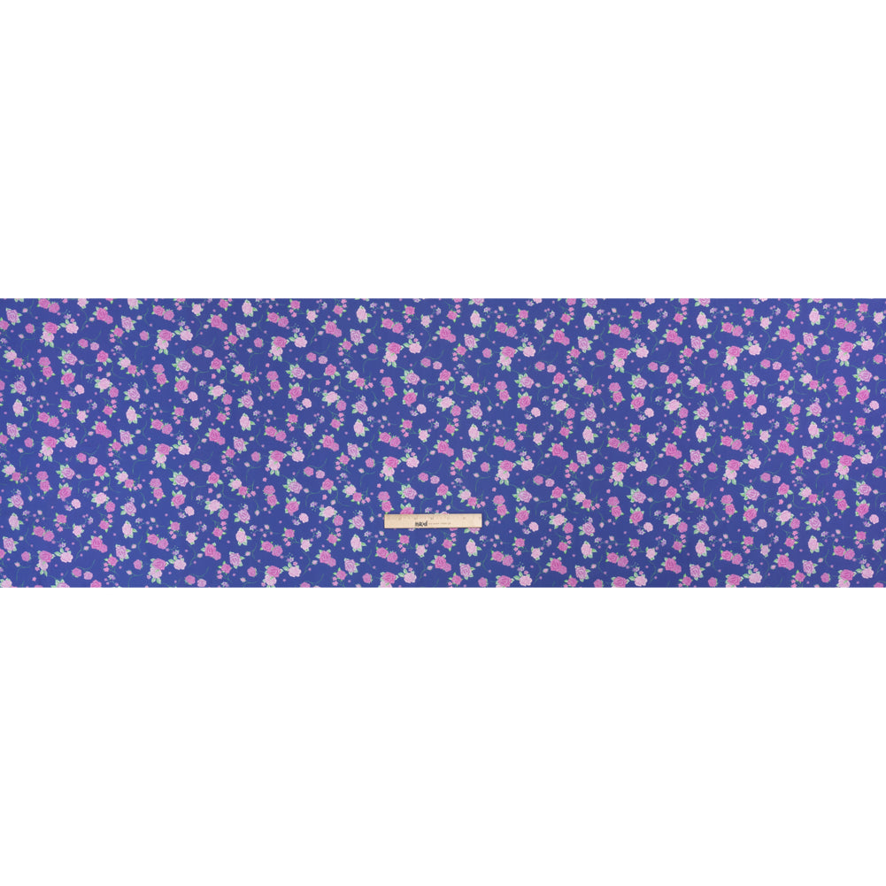 Mood Exclusive Blue Little Romantic Stretch Cotton Poplin