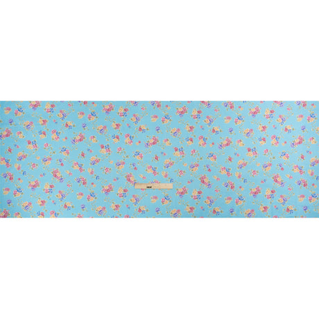Mood Exclusive Blue Aromatic Enchantments Stretch Cotton Poplin