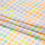 Mood Exclusive White Candy Buttons Cotton Crepe