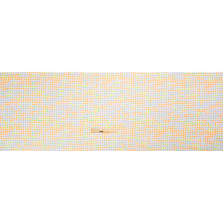 Mood Exclusive White Candy Buttons Cotton Crepe